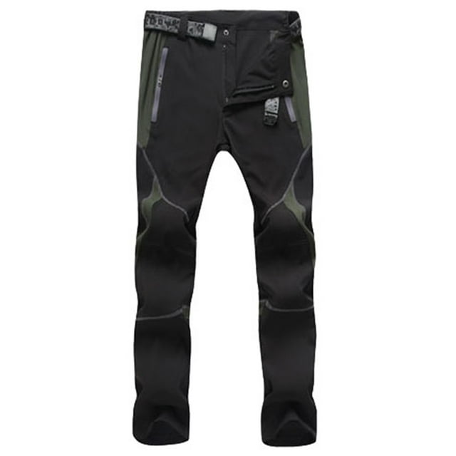 Lolmot Pants for Men, Mens Patchwork Quick Drying Climbing Outdoor Button Zipper Casual Pants