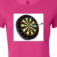 thumbnail image 4 of Inktastic Dart Board Women's T-Shirt, 4 of 5