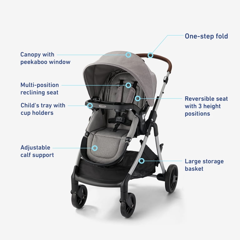 Graco Modes Closer Travel System (Highland, Grey)