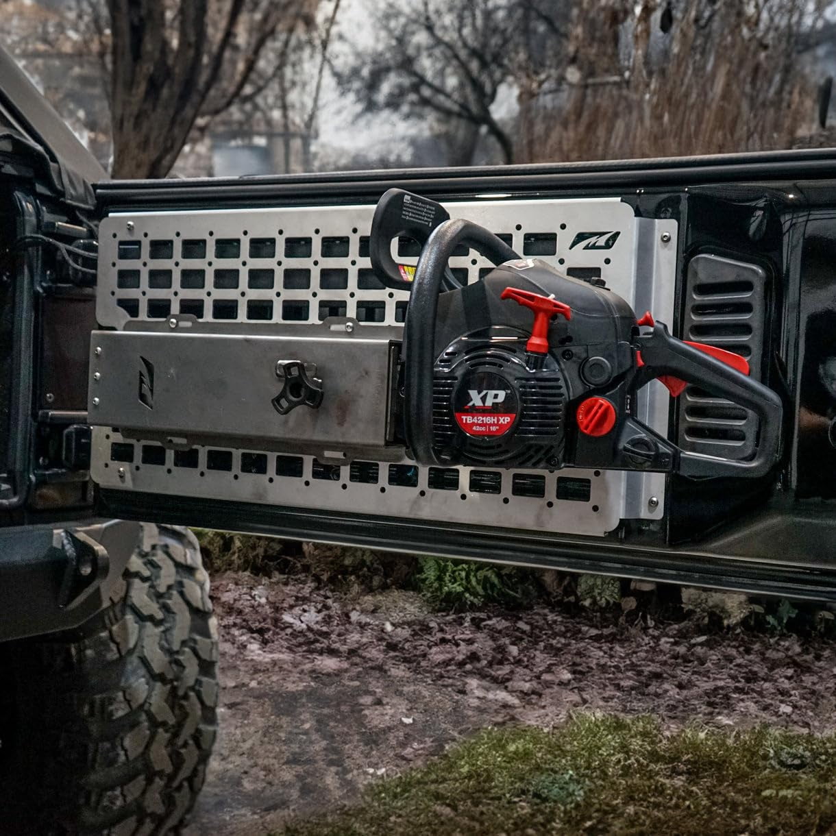 Rear Gate Aluminum MOLLE Panel for JK / JKU (Motobilt)