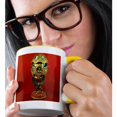 thumbnail image 2 of 3drose, Faberge® Egg Tercentenary of Romanoffs House Pictured, 11oz Two-tone Yellow Mug, 2 of 6