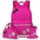 thumbnail image 1 of Mochila escolar para niñas KAIYANG 3 en 1 Rosa, 1 of 5