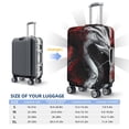 thumbnail image 4 of Kdxio Cool Black And White Dragon Pattern Luggage Cover for Travel,Elastic and Durable,Fits 18-32 Inch,Anti-Scratch Suitcase Protector-No luggage included, 4 of 5