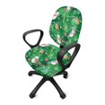 thumbnail image 5 of CHAQLIN Festive Forest Scene 2 Piece Sets Computer Chair Seat Cover for Armrest Chair Stretchable Fashion Computer Office Chair Cover Polyester Fabric Office Chair Slipcover, 5 of 8
