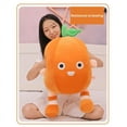 thumbnail image 5 of Orange Doll Plush Toy Happy Fruit Plush Pillow Soft Stuffed Food Plushie Kids Gift, 5 of 17