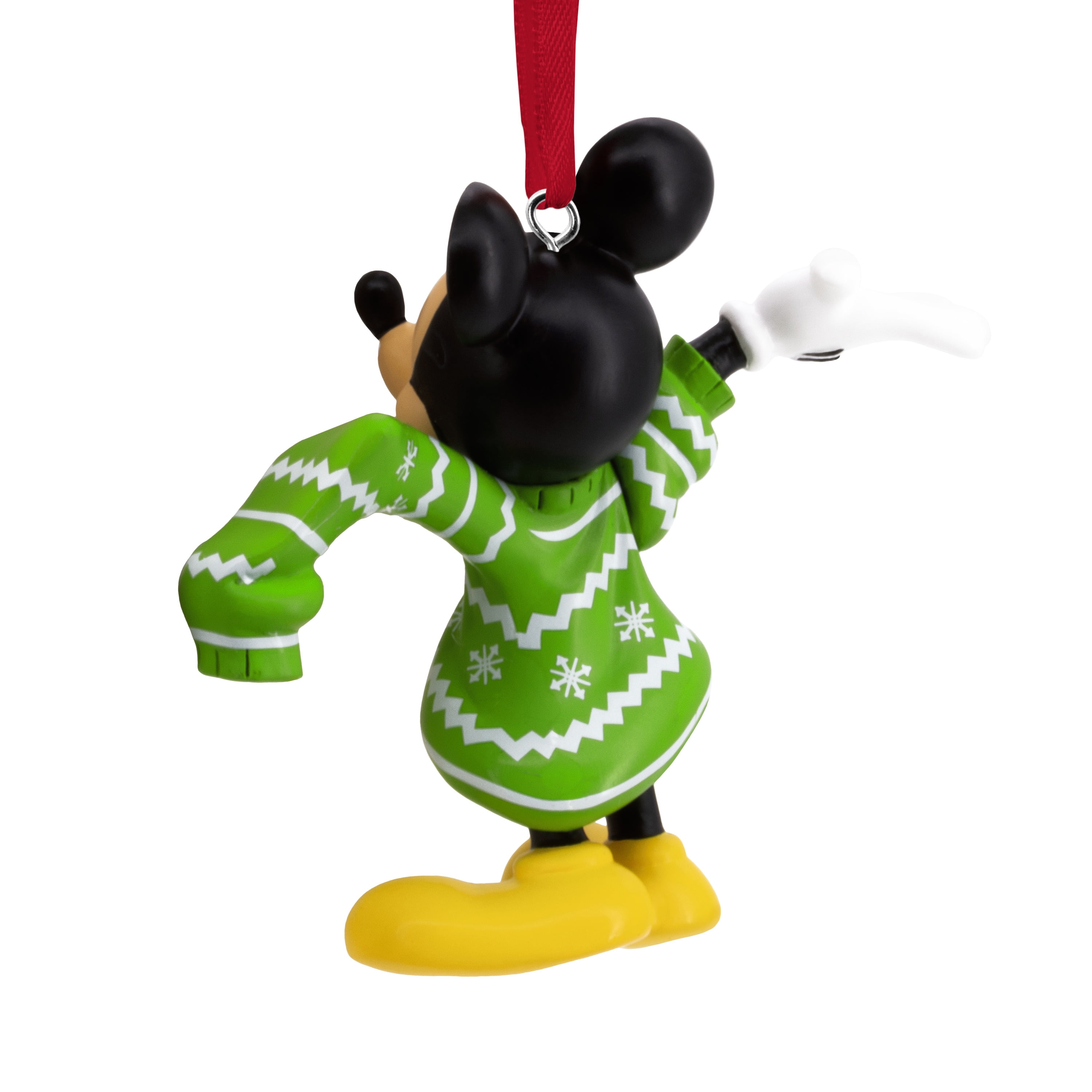 Hallmark Disney Mickey Mouse in Christmas Sweater Christmas Tree Ornament, Gifts for Disney Fans