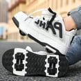 thumbnail image 4 of Yiomxhi Kids Roller Shoes, Girls Boys Sneakers with Wheels, Become Sport Sneaker for Birthday Children Christmas Gift, Adjustable Roller Skates Suitable for School Outdoor, 4 of 7