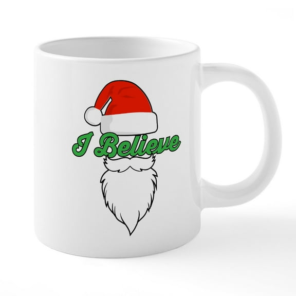 CafePress - I Believe - 20 Oz White Ceramic Mega Mug
