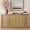 oak, variant on Wetalus Sideboard Buffet Cabinet with Storage, 67" Mid Century Modern Accent Cabinet with Shelves, Walnut