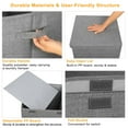 thumbnail image 6 of iMounTEK 100L Collapsible Laundry Hamper with Lid, Clothes Basket Organizer, Beige, 6 of 8