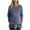 Blue, variant on Maternity Shirts For Pregnant Women Knitted Sweater Plus Size Mama Shirt Pregnancy Announcement Shirts Long Sleeve Pleated Waist Nursing Pregnancy Top