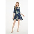 thumbnail image 4 of Hawaiian Manches 3/4 Sirène Tunique Robe M Ananas Jardin Marine Femmes, 4 of 5