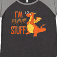 thumbnail image 4 of Inktastic I'm Hot Stuff- cute dragon Women's Plus Size T-Shirt, 4 of 5