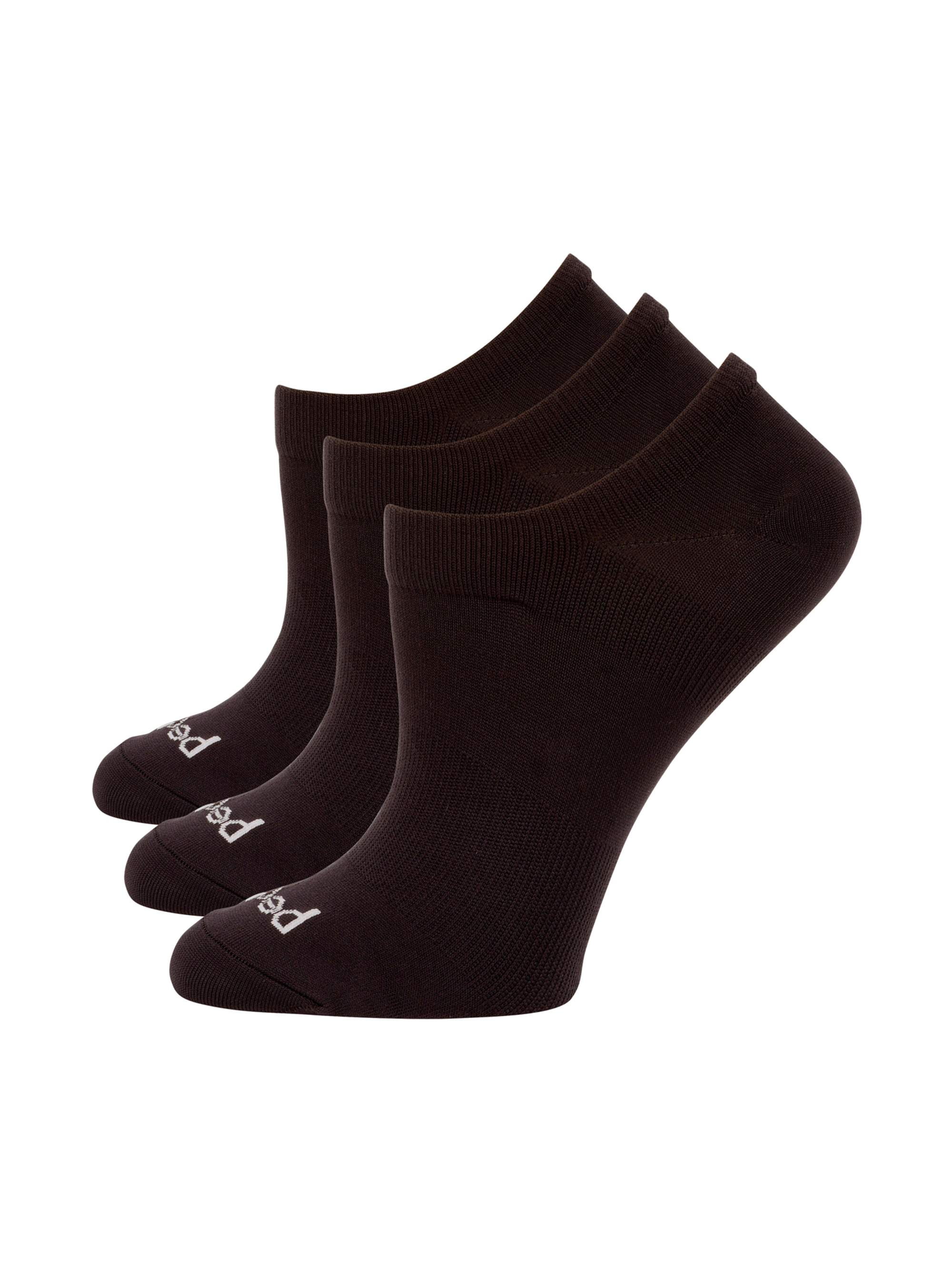 Ladies Soft and Lightweight No Show Socks with Arch Support, 3 Pairs