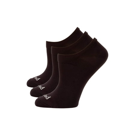 Ladies Soft and Lightweight No Show Socks with Arch Support, 3 Pairs