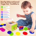 thumbnail image 3 of Cajonera Montessori Toys Richtim de madera con clasificación de colores, de 1 a 3 unidades, 3 of 7