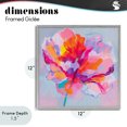 thumbnail image 4 of Stupell Industries Modern The Open Petal Expression Gray Framed Giclee Art, 12 x 12, by Chromatic Storm Studio, 4 of 8