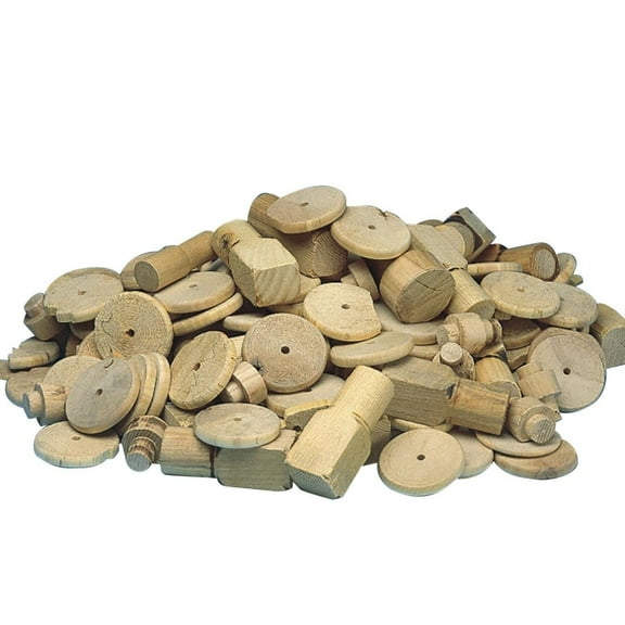 Wooden Spindles, Turnings and Shapes, 10 lb