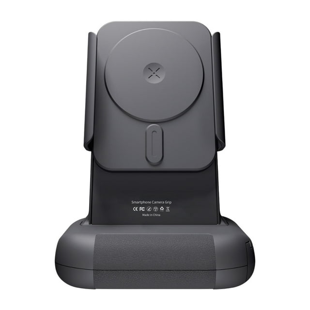 Mango para cámara de teléfono,Adaptador de trípode con empuñadura para cámara de teléfono inteligente,Soporte auxiliar para fotografía de teléfono móvil antideslizante de Negro