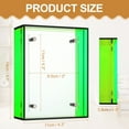 thumbnail image 2 of Uxcell 3x4 Inch Acrylic Picture Frame, Floating Picture Frames for Wall or Tabletop Display, Hanging Photo Frame Stand for Office Home, Emerald Green, 2 of 6