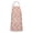 Pink Cow Bell, variant on White Cow Black Shape Pattern Apron-Garden Aprons for Women with Pockets-Cotton Linen Waterproof Kitchen Cooking Gardening Aprons Adjustable for Kitchen,Cooking,BBQ and Salon 33x27 Inch