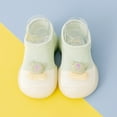 thumbnail image 2 of Otqutp Little Boys Cute&nbsp;Shoes&nbsp;Boys Girls Cute Animal Socks Shoes Toddler The Floor Socks Non Slip Prewalker Shoes Indoor Floor Slippers 0-3 Years(Green,2-2.5 Years), 2 of 4