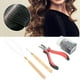 thumbnail image 4 of Herramienta de extensión de cabello Anillo de extensión de cabello de silicona Práctica oficina de silicona y aluminio para el hogar Unbranded 1413200153211, 4 of 8