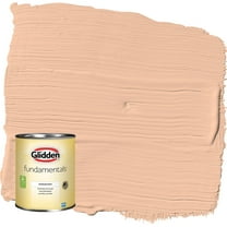 Glidden Fundamentals Siesta / Orange Semi-Gloss Interior Paint, 1 Quart