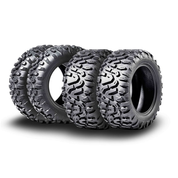 MCKINLEY UTV ATV Tires 26X8-14 & 26X10-14 6-Ply Full Set Super Trail All Terrain X612