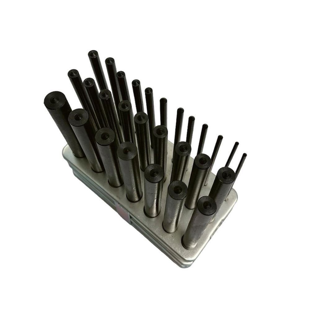 28 Pc 3/32'' To 17/32'' Transfer Punch Set Steel Machinist Thread Tool Kit