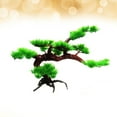thumbnail image 3 of OUNONA Small Aquarium Bonsai Ornament Artificial Pine Tree Plant Decoration 2pcs Fish Tank Accessories, 3 of 3