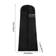 thumbnail image 2 of Lunxisen 3 Pcs Breathable Wedding Gown Long Dress Hanging Garment Bag for Closet Storage, 2 of 9