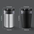 thumbnail image 3 of XMMSWDLA Portable No Soot Ashtray Car Ashtray, Easy To Clean, Removable Stainless Steel Car Ashtray, Suitable for Most Car Cup Holders Gifts for Men Stainless Steel, 3 of 5