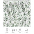 thumbnail image 5 of Sage Green Leaf Wrap Around Bed Skirts for King Bed 18" Drop,Bed Skirt with Adjustable Elastic Belt Dust Ruffle Bed Valance for Bedroom Hotel Country Eucalyptus Nature Plant Branch Bed Frame Cover, 5 of 7
