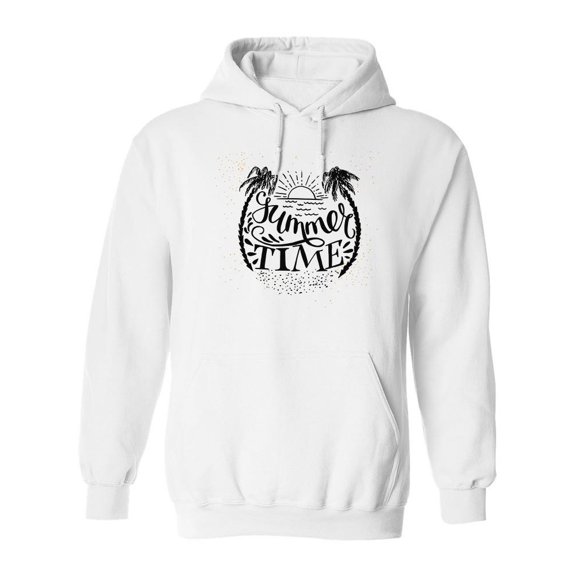 It Is Summer Time. Hoodie Men -Image by Shutterstock, Male 3X-Large