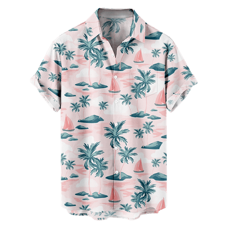 

Style Hawaii 3D Print Short Sleeve Shirt 100-8XL Shirt For Toddler And Youth