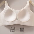 thumbnail image 5 of Ovbmpzd Everyday Underwear Bras for Women No Underwire Lifting Push Up Pink Mesh Underwear Bras Comfortable Sexy Bras Plus Size,M, 5 of 6