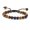 Tiger Eye&Matter Onyx, variant on 8mm Natural Malachite Tiger Eye Agate Gemstone Beads Braided Knot Bracelet -Tiger Eye&Matter Onyx