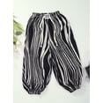 thumbnail image 4 of vastwit Kids Boys Girls Bohemian Beach Trousers Casual Printed Harem Bloomer Cotton Linen Pants Type E 170, 4 of 7