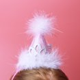 thumbnail image 5 of Pink Princess Party Hat Headband, by Way To Celebrate, 5 of 5
