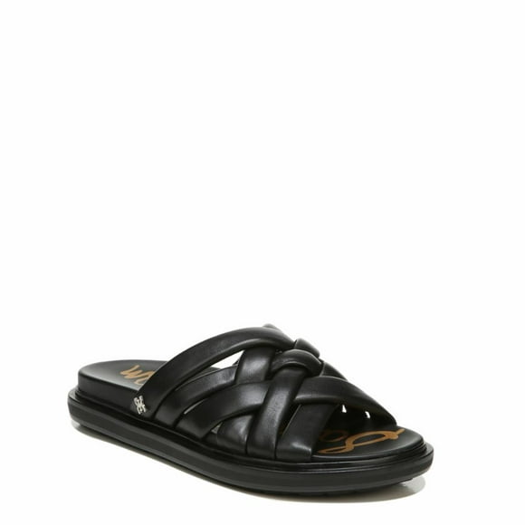 Sam Edelman VAUGN Sandale en Cuir NAPPA Noir/seville