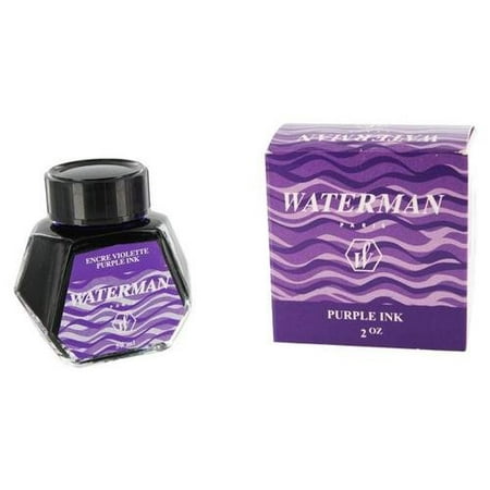 Waterman Ink for Fountain Pens, 50 ml, Tender Purple (Best Purple Fountain Pen Ink)