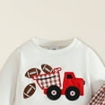 thumbnail image 7 of UYYX Toddler Boy Clothes Boys 2T Clothes Toddler Boy Sweatshirt Outfit Long Sleeve Shirt Jogger Pants Fall Outfits Winter Clothes Set 12-18 Months, 7 of 7