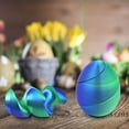 thumbnail image 5 of Darzheoy 3D Printed Spiral Egg Fidget Toy Pass Through Stress Relief Desk Toy Fidget Ball Relax Anxiety Toy for Kids Girls Boys Easter Basket Stuffers Party Favors Gifts, 5 of 6