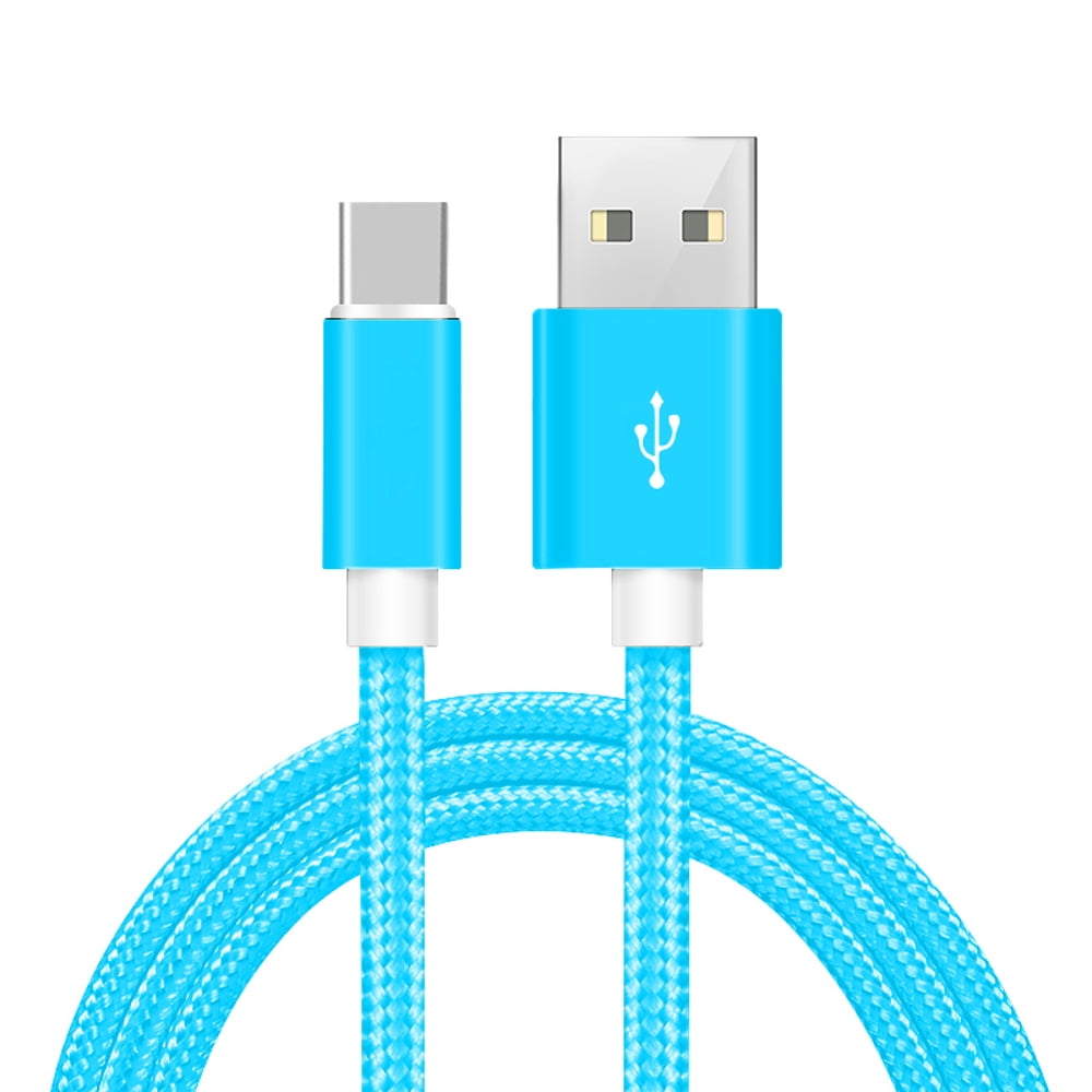 Yafe TC-6FT-4PK 10' Type C USB to C Charger Cable, Multicolors, 4 Pack