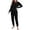6Black22, variant on CAIVO Womens Pajama Set Long Sleeve Tops Pants Sleepwear Nightwear Soft Sets With Pockets Comfort Homewear