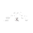 thumbnail image 1 of Agiferg Frameless DIY Wall Mute Clock 3D Mirror Surface Sticker Home Office Decor, 1 of 2