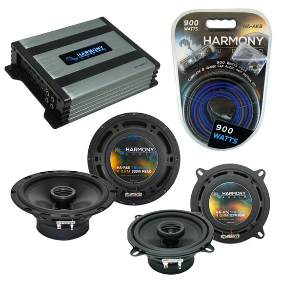 Chevy Suburban 2007-2014 Factory Speaker Upgrade Harmony R65 R5 & HA-A400.4 Amp