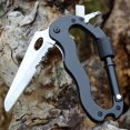 thumbnail image 1 of GETIT Tactical Advantage Multitool Carabiner, The Versatile Key To Your Outdoor Success, Black, Stainless Steel, 1 of 2