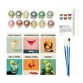 thumbnail image 1 of DIY Mini Hand Painting Kit For Adults 3D Textured Canvas Art With Pre Printed Patterns And Numbered Acrylic Paints For Home Decor, 1 of 8